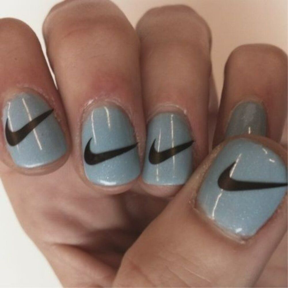4 Pack Nike Nail Art: BLACK